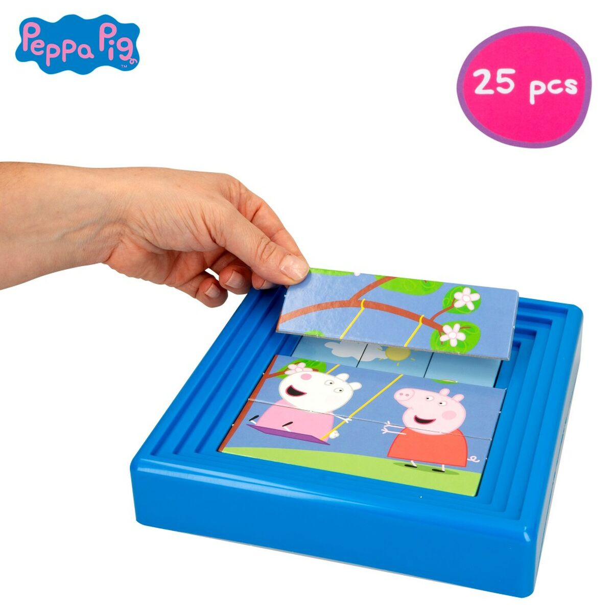 Child’s Puzzle Peppa Pig 25 Pieces 19 x 4 x 19 cm (6 Units)