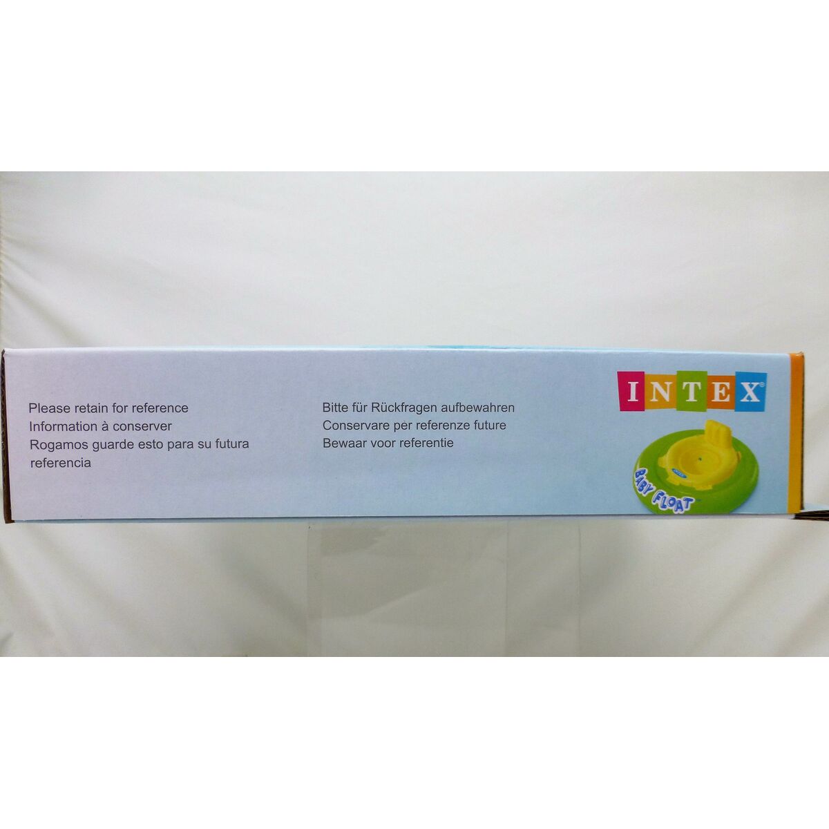 Baby float Intex Yellow Green Ø 76 cm (12 Units)