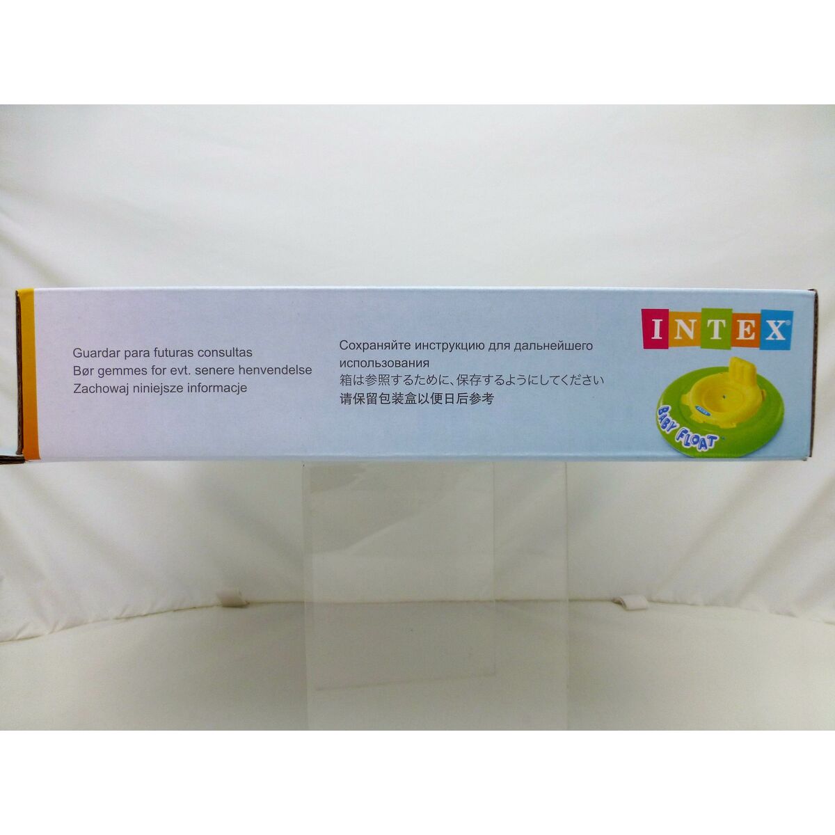 Baby float Intex Yellow Green Ø 76 cm (12 Units)
