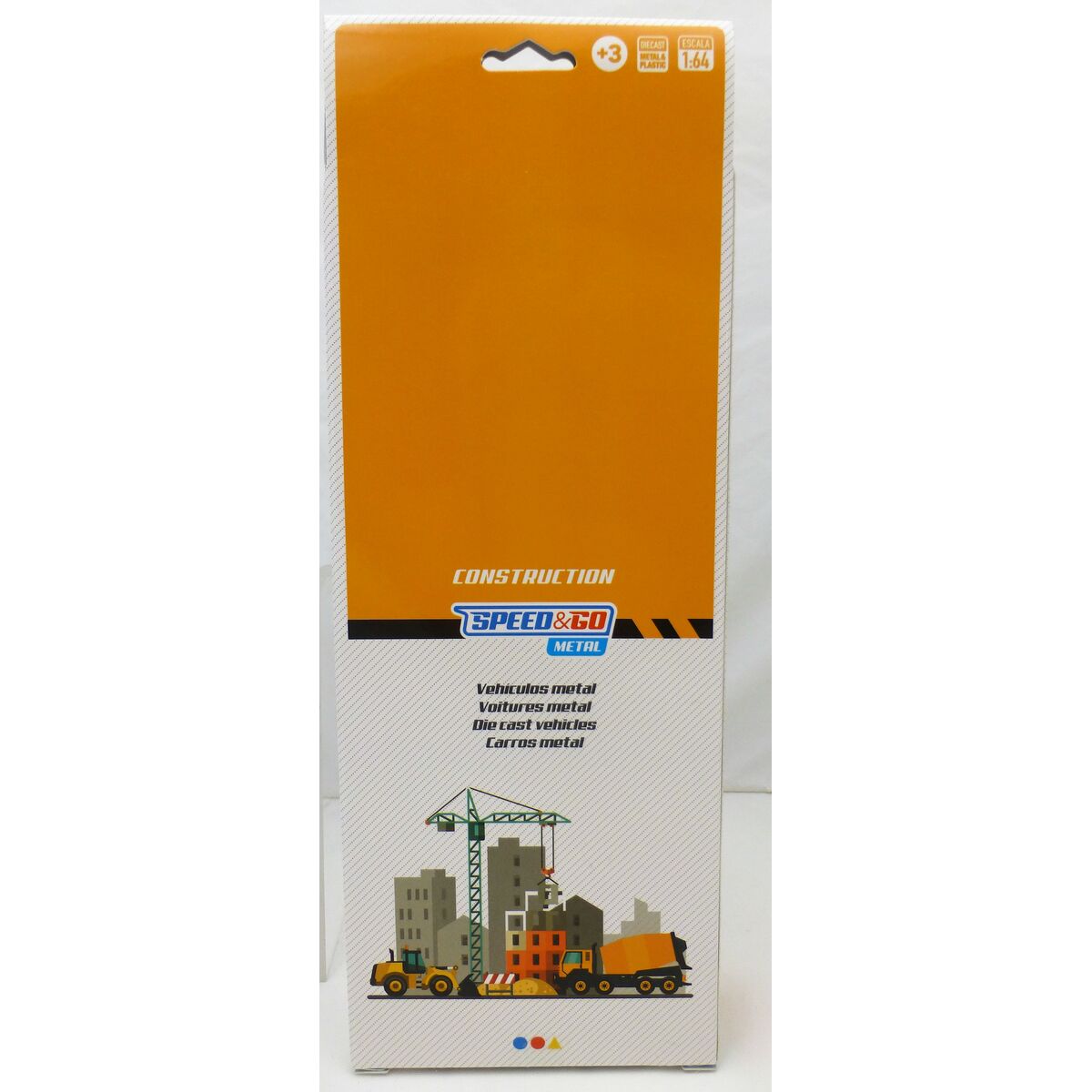 Construction Work Vehicles (Set) Speed & Go 7,5 x 4 x 3 cm (12 Units)