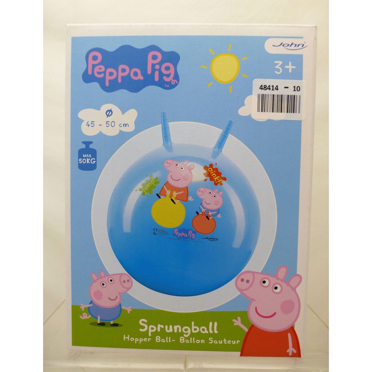 Jumping Ball Peppa Pig Ø 45 cm Blue (10 Units)