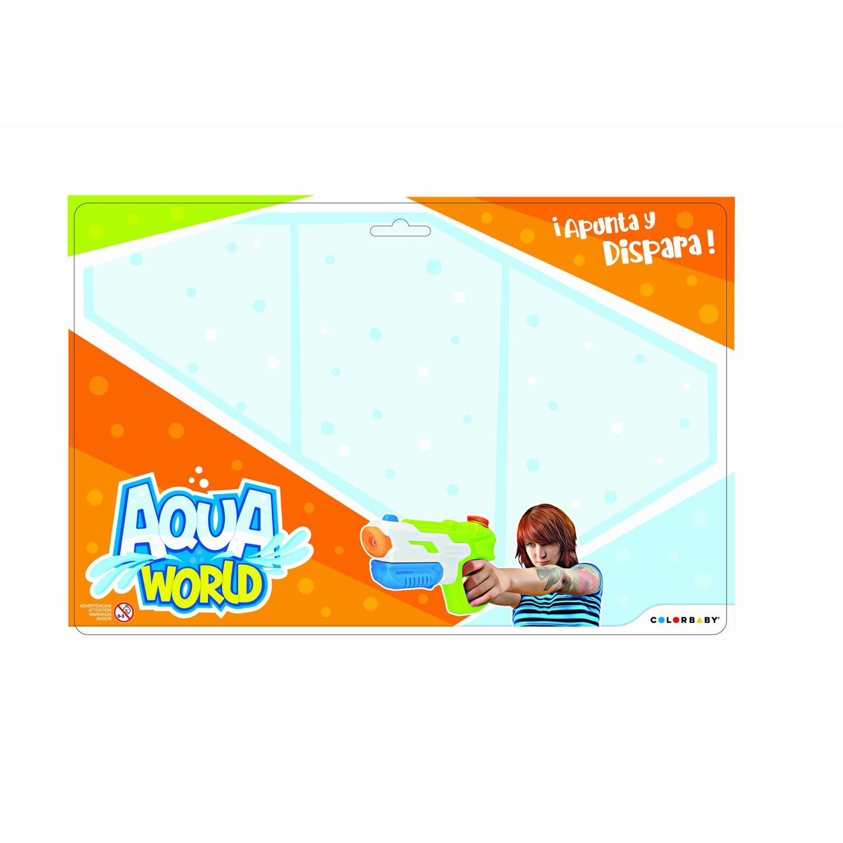 Water Pistol Colorbaby AquaWorld 29 x 17,5 x 6,5 cm (6 Units)