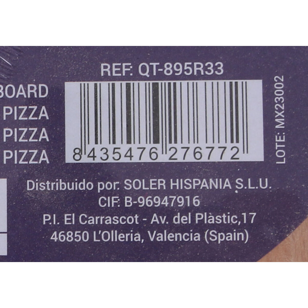 Serving board Quttin Quttin Circular Ø 33 x 1,7 cm (6 Units)