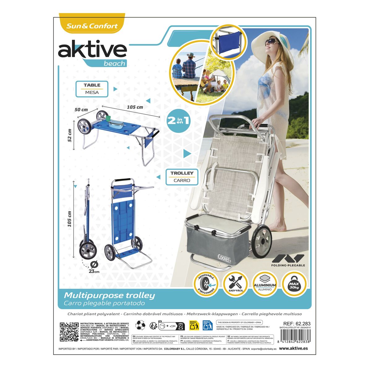 Multi-purpose beach cart Aktive