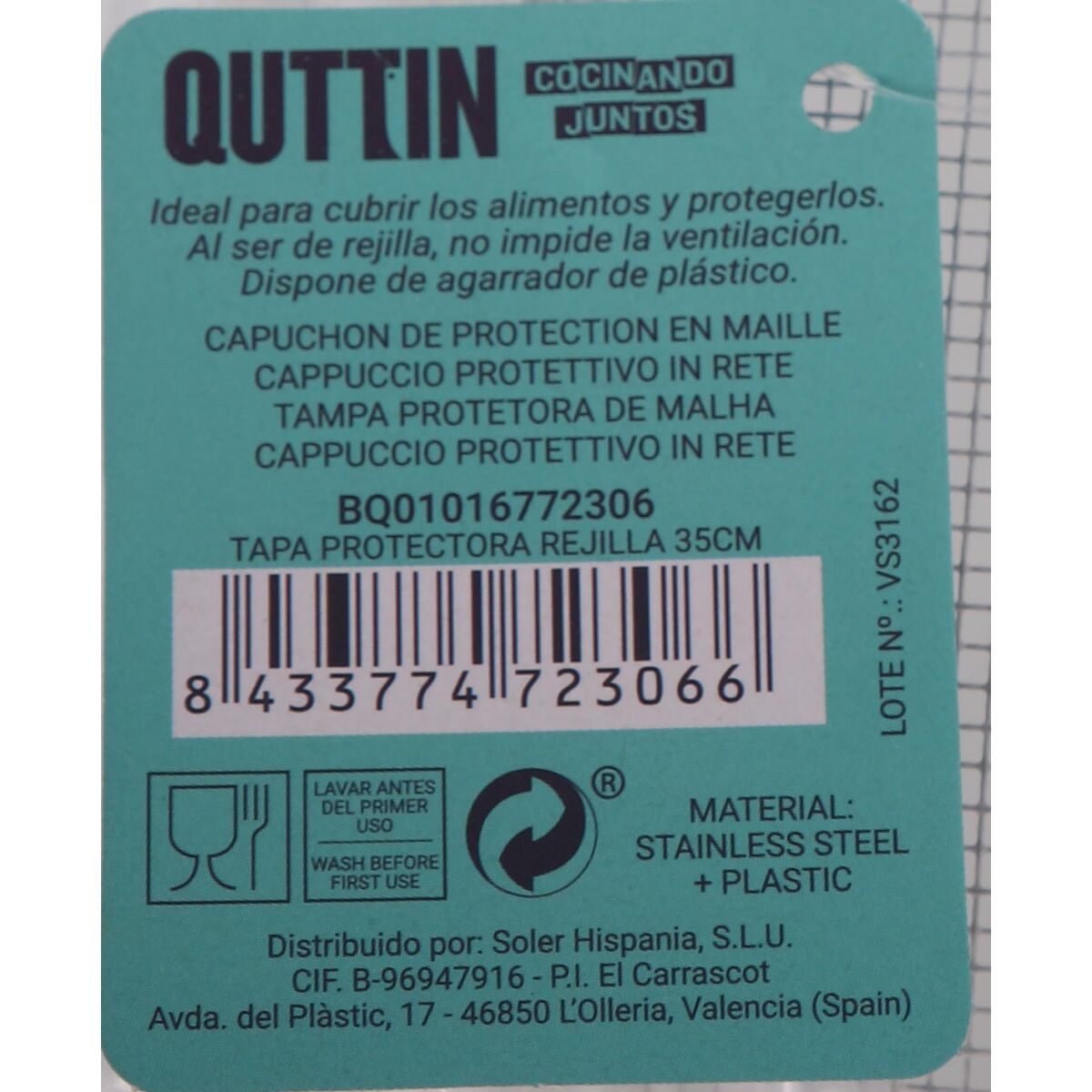 Cover Quttin Grille 35 x 15 cm (24 Units)