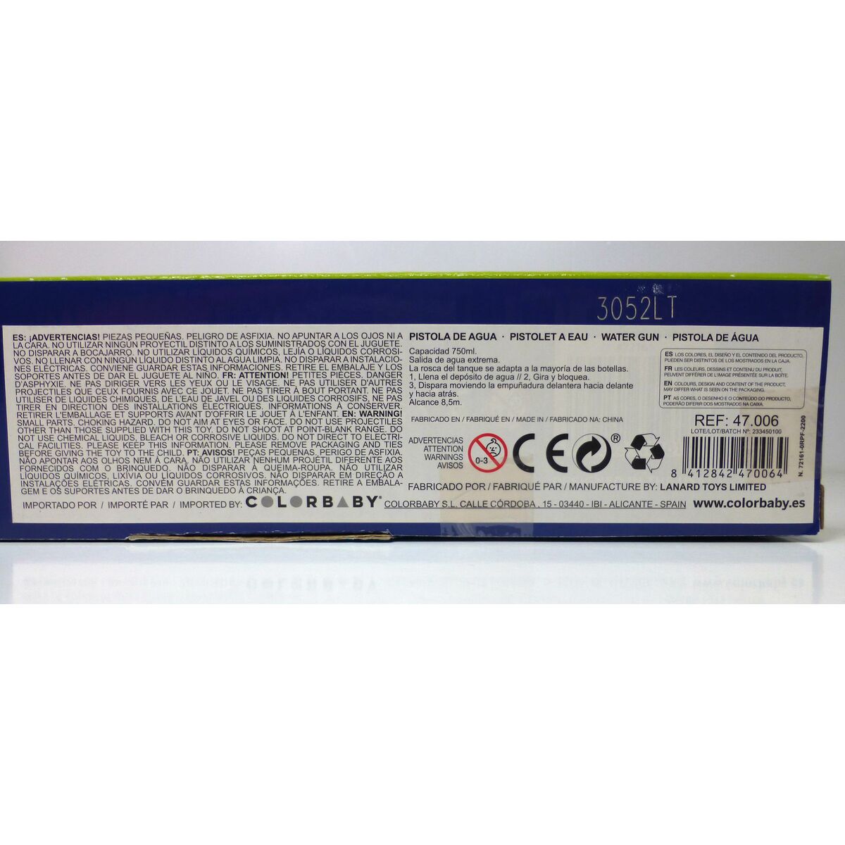 Water Pistol Wave Thrower Blaster 50 x 14 x 7 cm (6 Units)