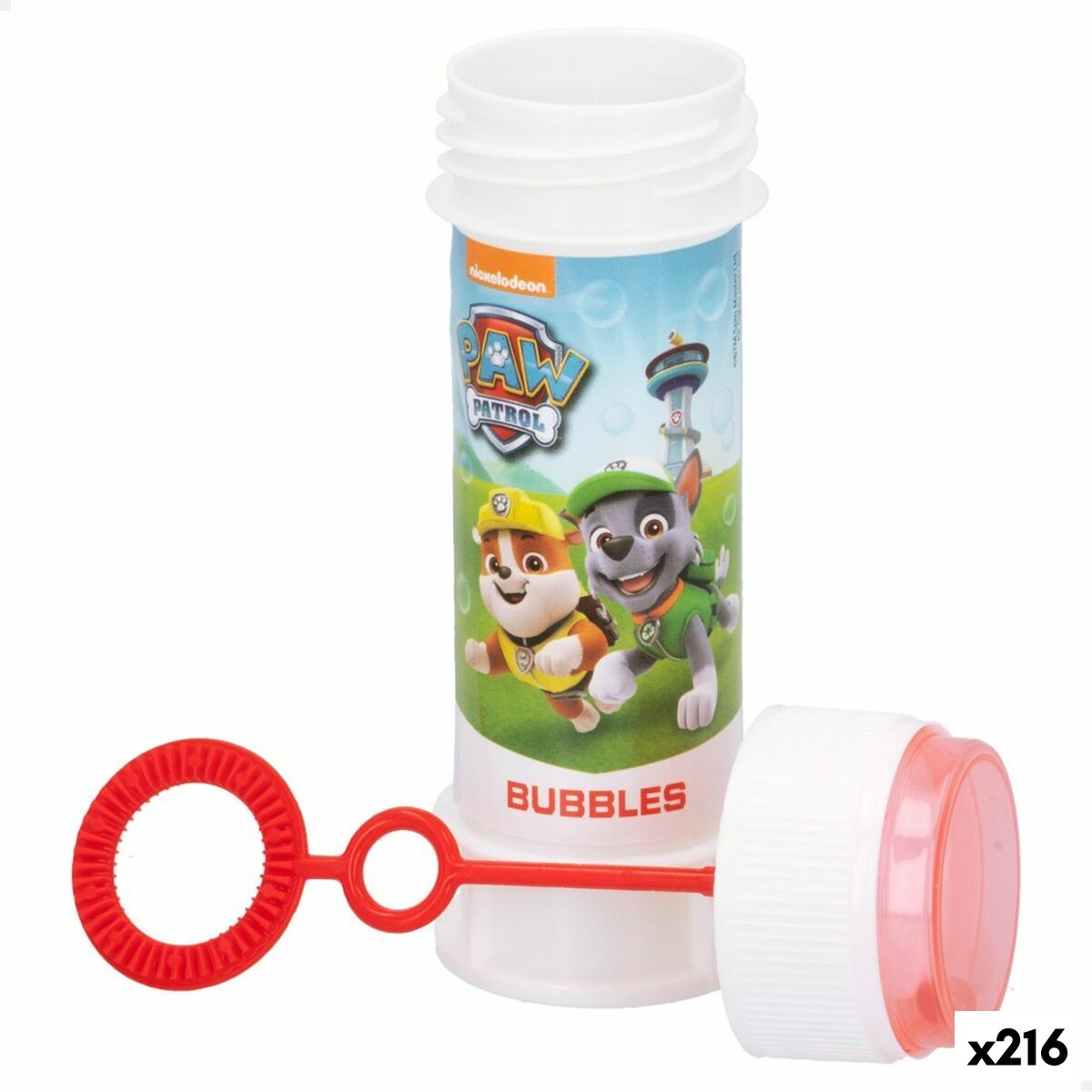 Bubble blower The Paw Patrol 60 ml 3,8 x 11,5 x 3,8 cm (216 Units) Bubble blower The Paw Patrol 60 ml 3,8 x 11,5 x 3,8 cm (216 Units)
