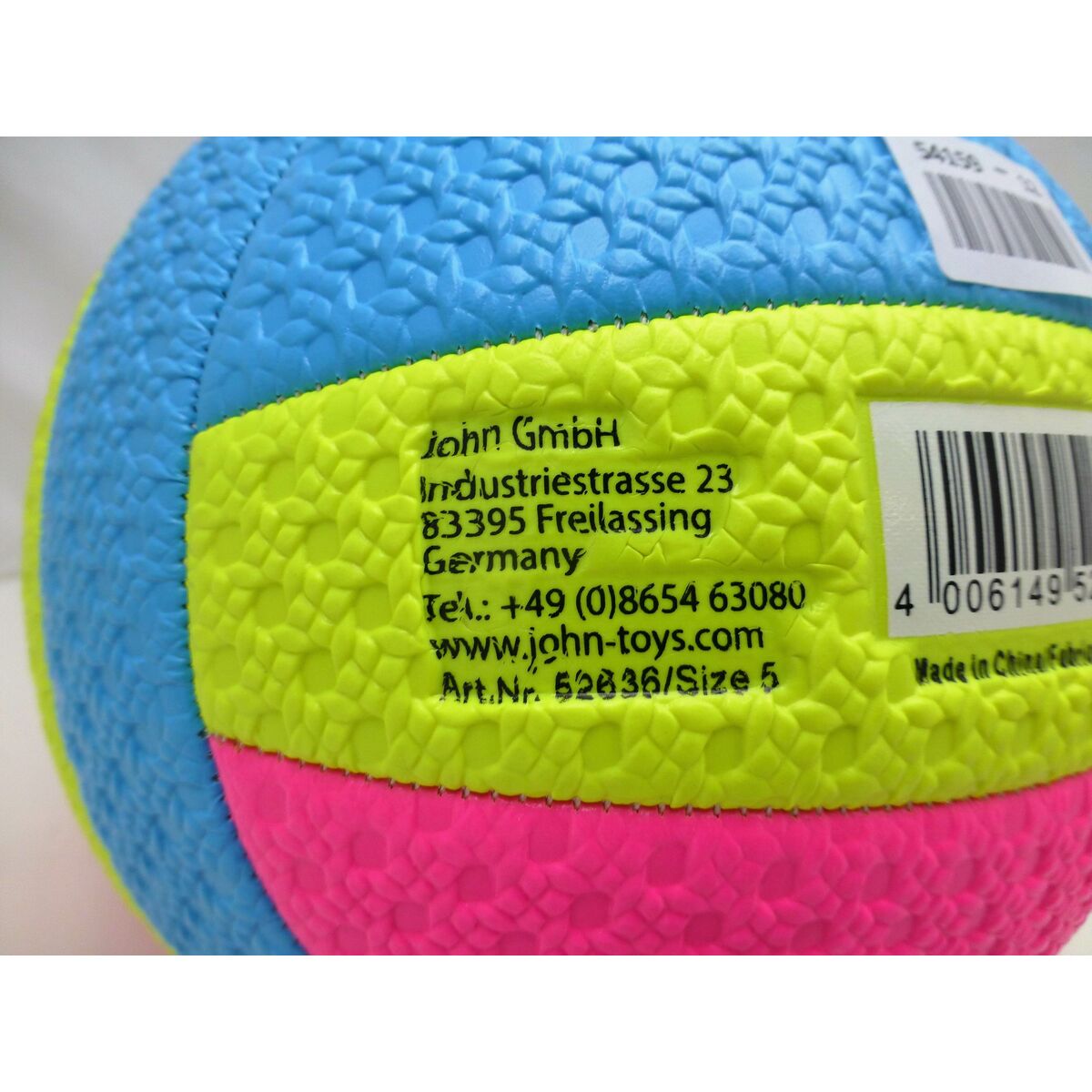 Volleyball Ball John Sports 5 Ø 22 cm (12 Units)