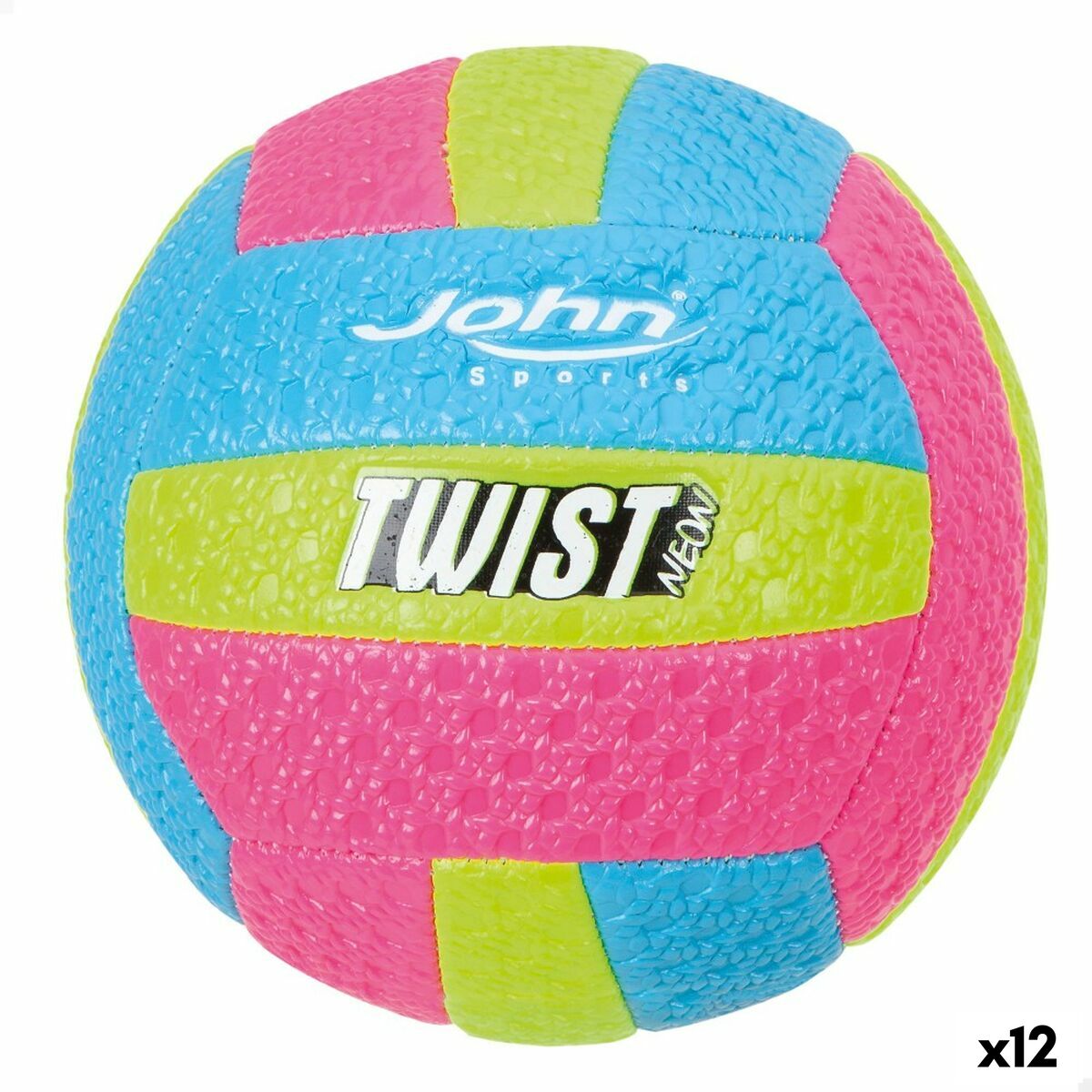Volleyball Ball John Sports 5 Ø 22 cm (12 Units) Volleyball Ball John Sports 5 Ø 22 cm (12 Units)