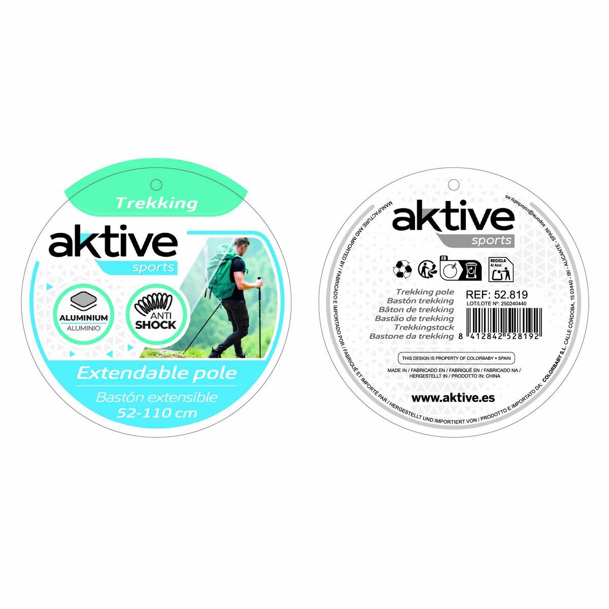 Trekking Stick Aktive (10 Units) 110 cm