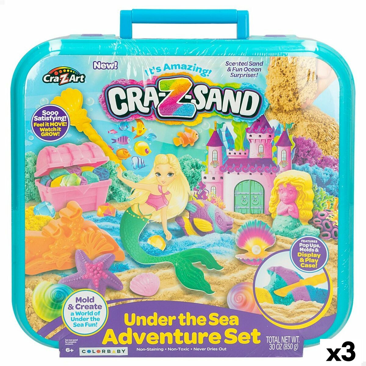 Magic sand Cra-Z-Art (3 Units) 850 g Magic sand Cra-Z-Art (3 Units) 850 g