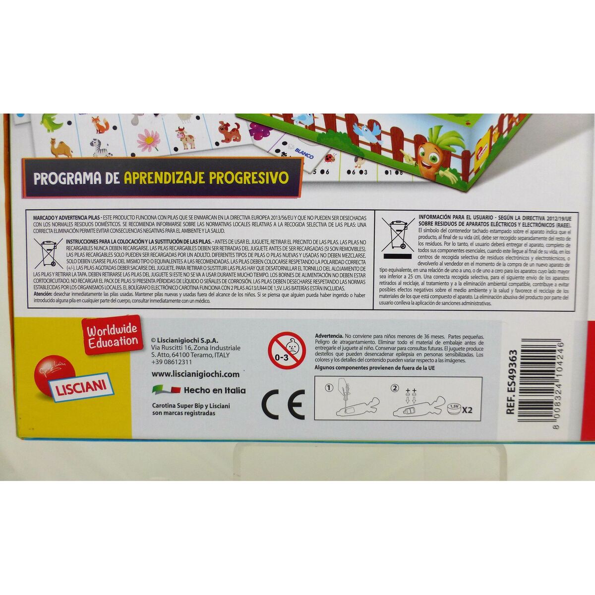 Educational Game Lisciani 1000 preguntas ES 27 x 6 x 27 cm (6 Units)