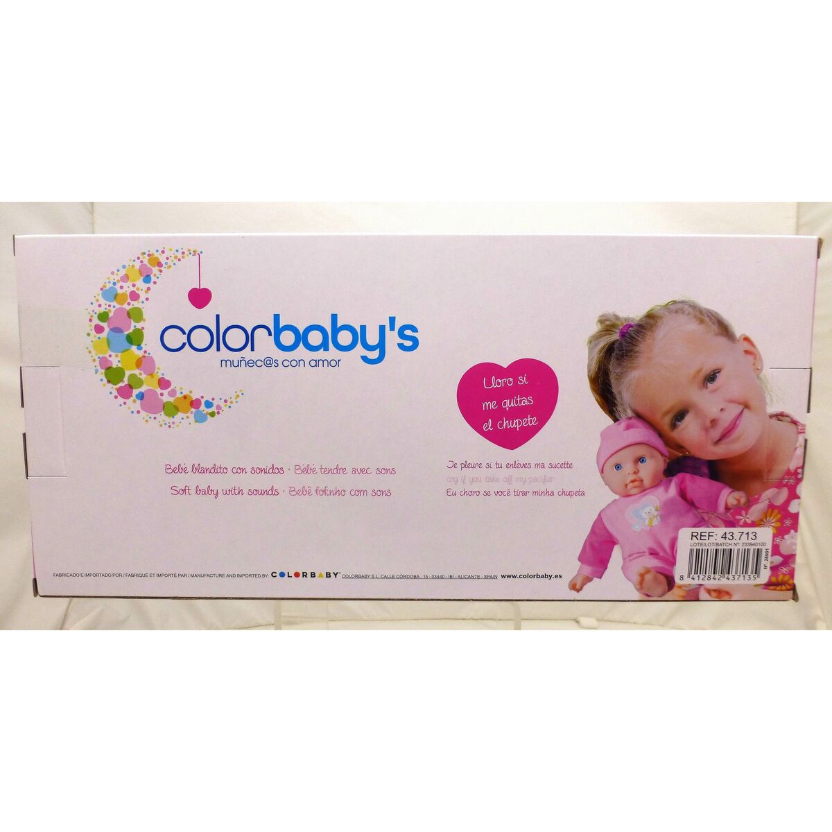 Baby Doll Colorbaby 32 cm 6 Units