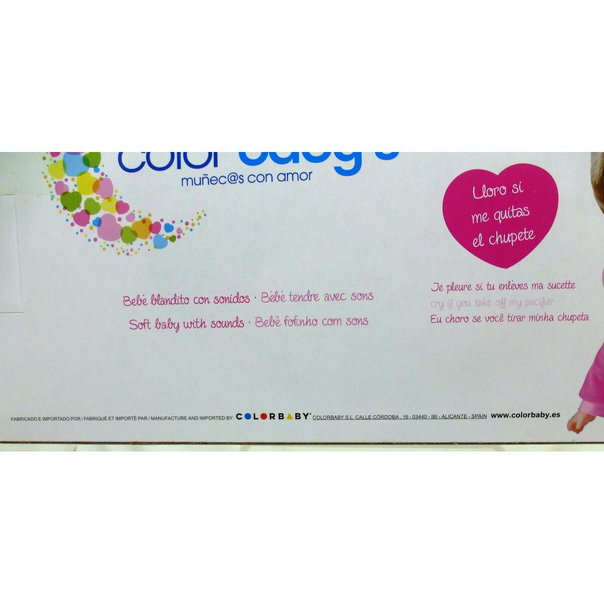 Baby Doll Colorbaby 32 cm 6 Units