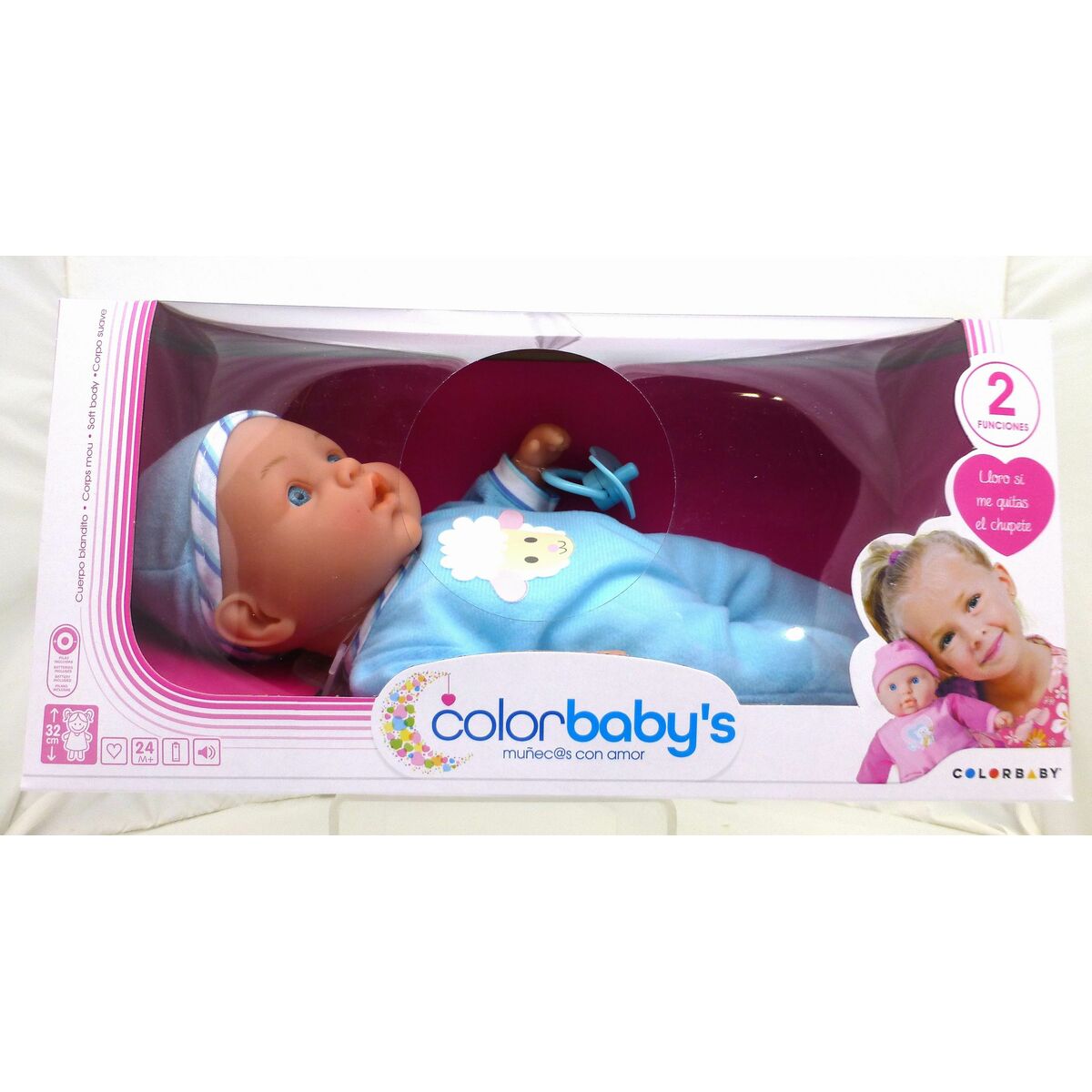 Baby Doll Colorbaby 32 cm 6 Units