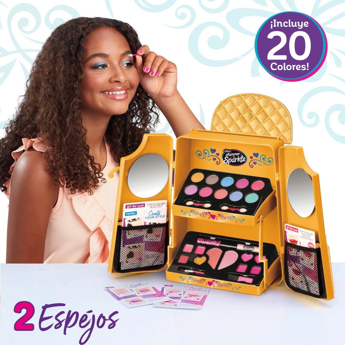 Children’s Make-up Set Cra-Z-Art Shimmer ‘n Sparkle 20,5 x 23,5 x 6,5 cm 4 Units