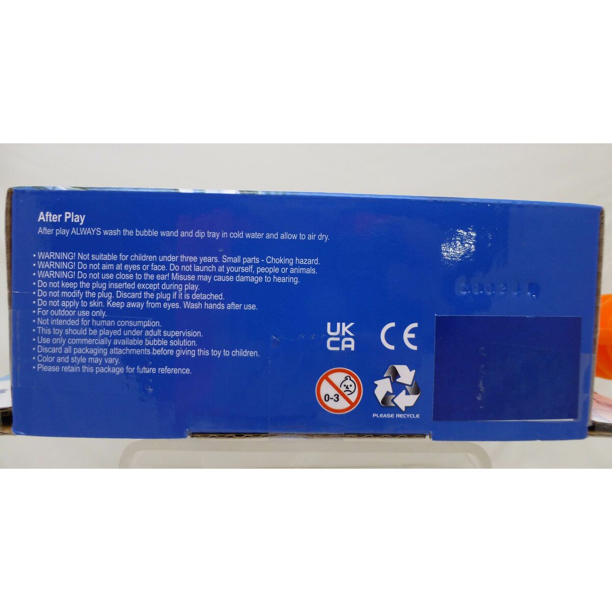Bubble Blowing Game Lanard 30 x 12 x 3,7 cm (6 Units)