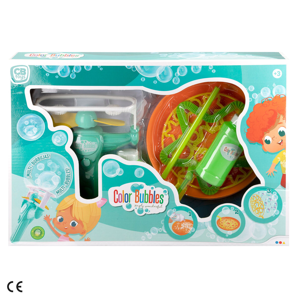 Bubble Blowing Game Colorbaby 15 x 16 x 5 cm (6 Units)