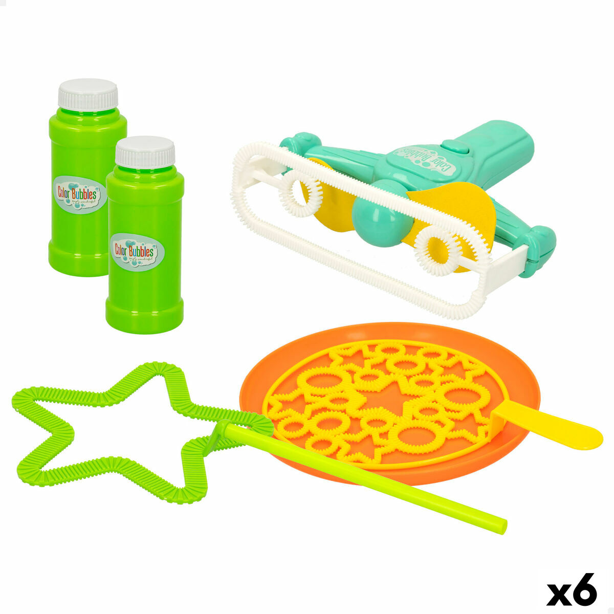 Bubble Blowing Game Colorbaby 15 x 16 x 5 cm (6 Units) Bubble Blowing Game Colorbaby 15 x 16 x 5 cm (6 Units)