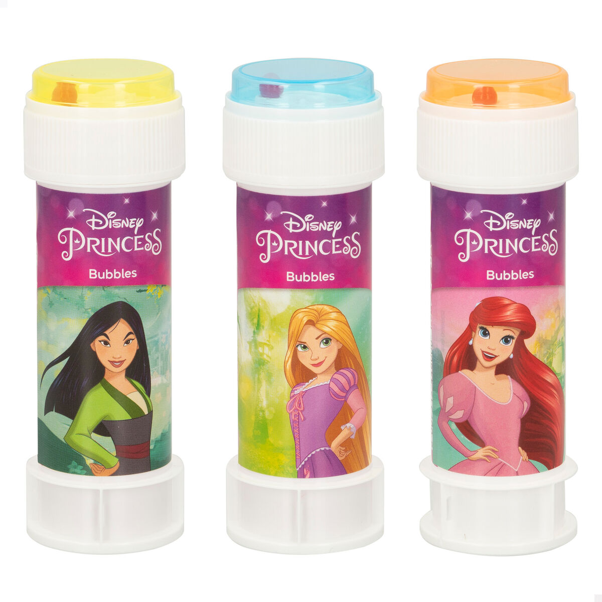 Bubble Blowing Game Disney Princess 3,8 x 11,5 x 3,8 cm (24 Units)