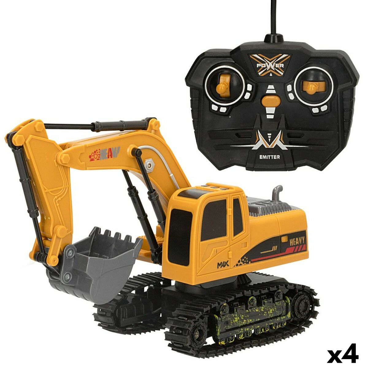 Radio-controlled Digger Speed & Go 1:24 4 Units Radio-controlled Digger Speed & Go 1:24 4 Units