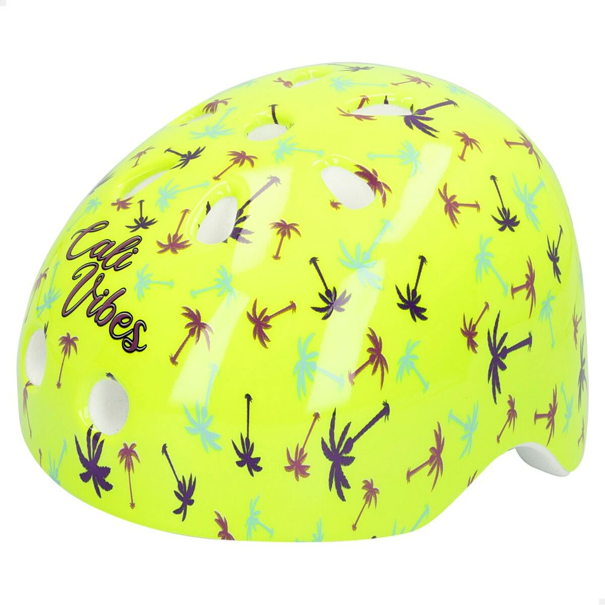 Children’s Cycling Helmet Colorbaby Neon Cali Vibes Yellow (4 Units)