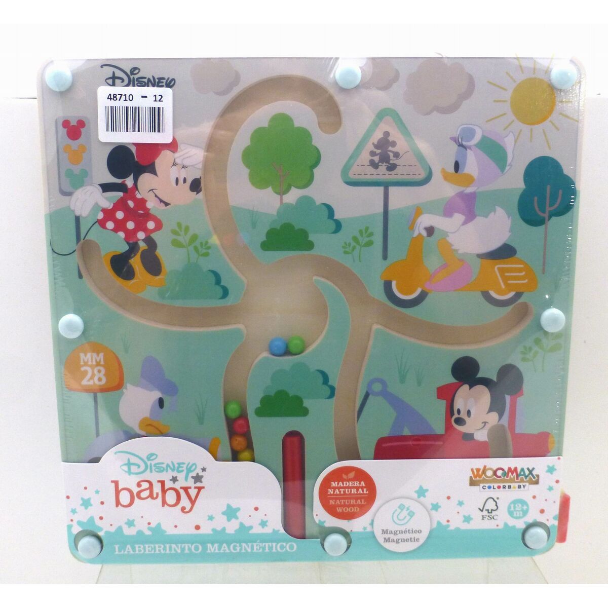 Maze Game Disney Wood 22,5 x 1,5 x 22,5 cm