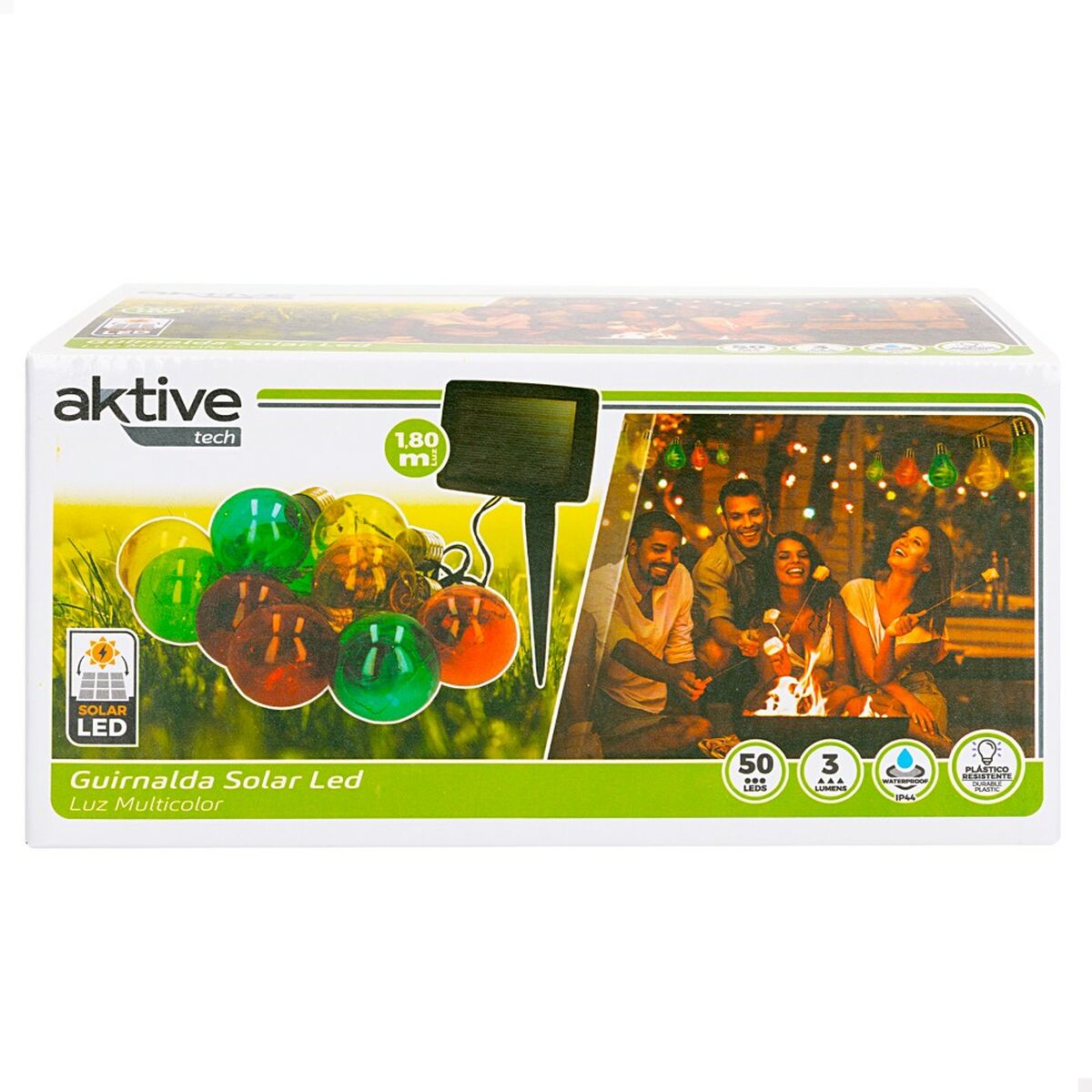 Wreath of LED Balls Aktive LED 160 x 1 x 5,8 cm (6 Units)