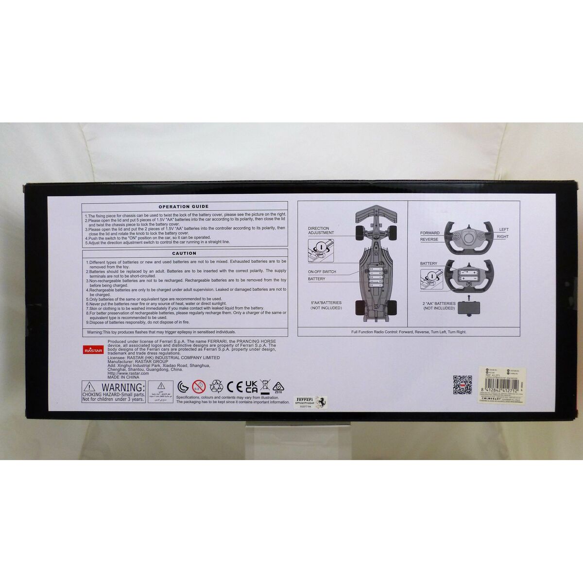Remote-Controlled Car Ferrari 47 x 10 x 17 cm (2 Units)