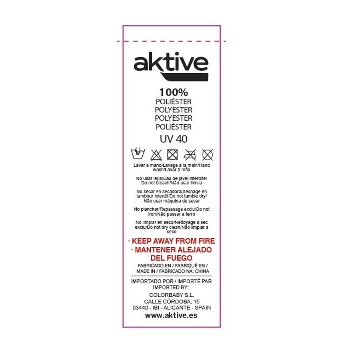 Sunshade Aktive 180 x 210 x 180 cm 180 x 215 x 180 cm (6 Units)