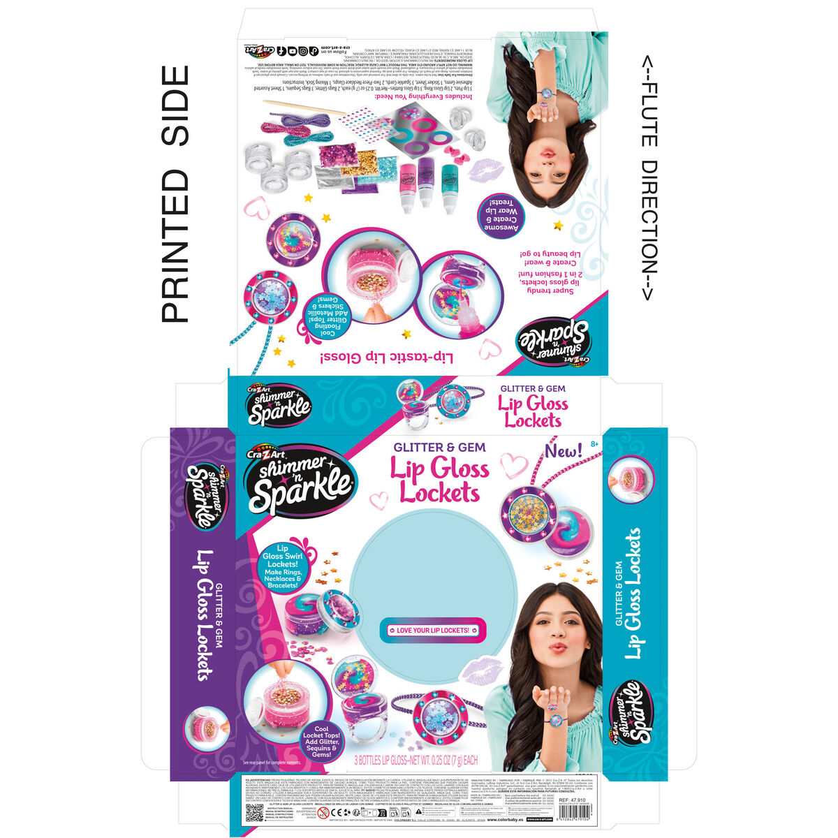 Children’s Make-up Set Cra-Z-Art Lips (4 Units)