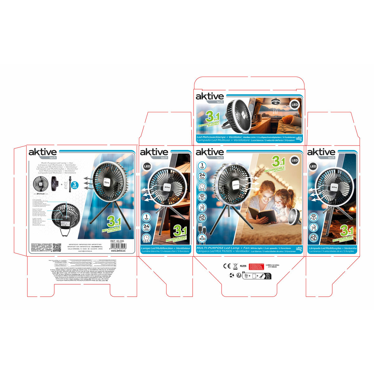 Torch LED Aktive ABS (6 Units)