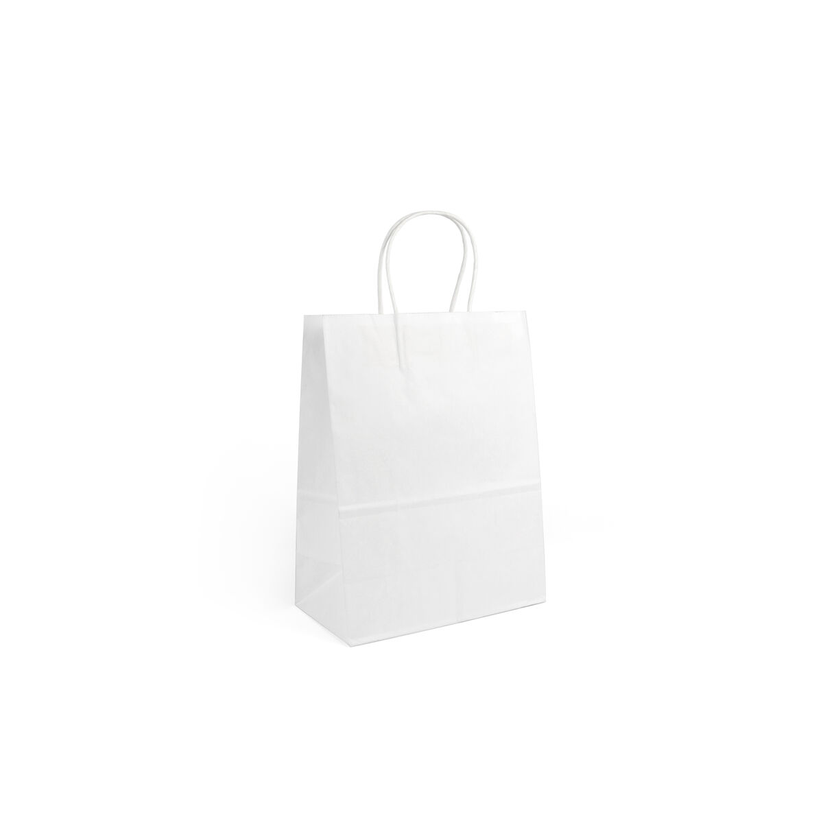 Paper Bag Algon White 20,6 x 11 x 27 cm 3 Pieces (24 Units)