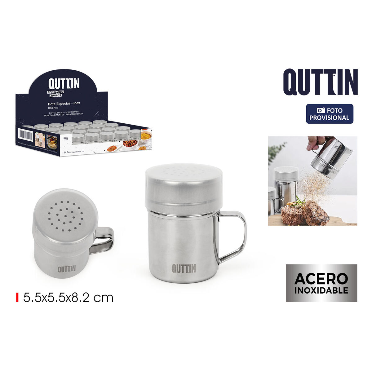 Spice tin Quttin Steel (24 Units)