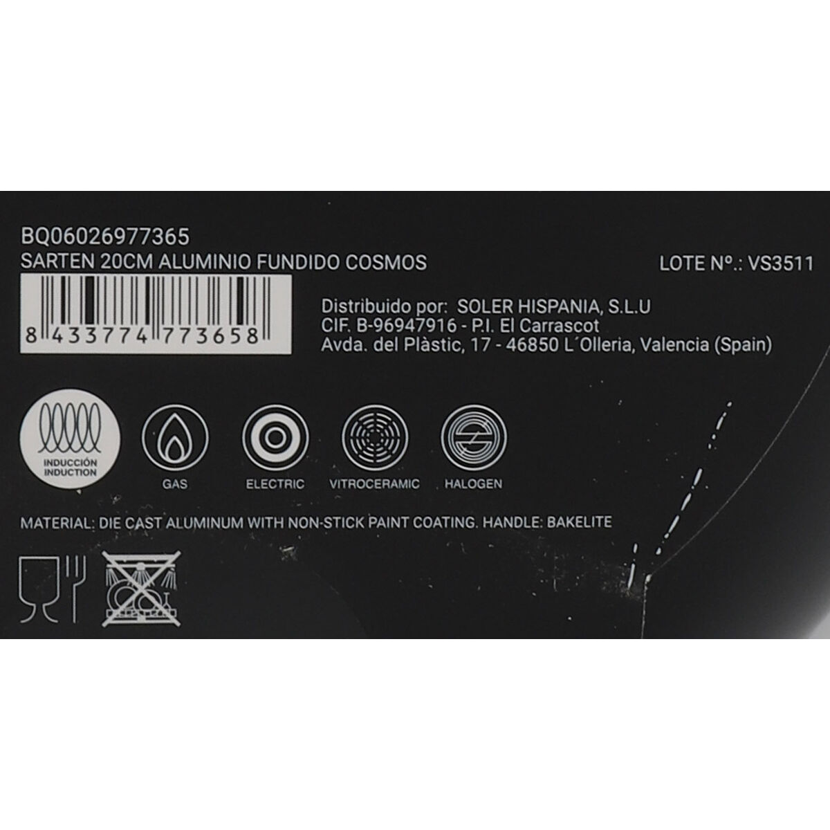 Pan Quttin Aluminium (6 Units)