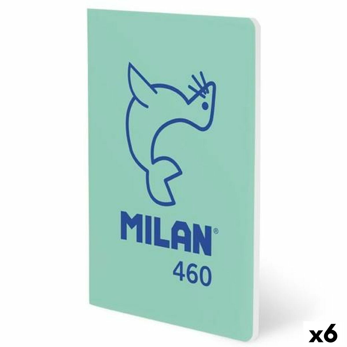Notebook Milan Green A5 24 Sheets (6 Units)