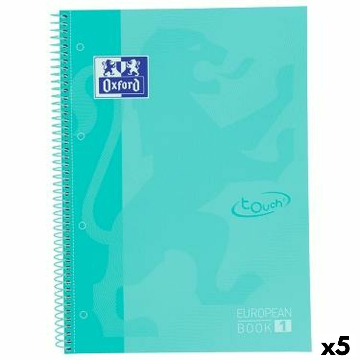 Book of Rings Oxford TOUCH EUROPEANBOOK Mint A4 80 Sheets (5 Units) Book of Rings Oxford TOUCH EUROPEANBOOK Mint A4 80 Sheets (5 Units)