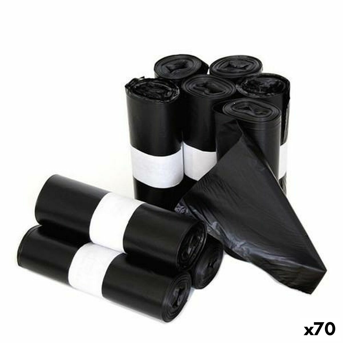 Rubbish Bags 25 L 20 Pieces (70 Units) Rubbish Bags 25 L 20 Pieces (70 Units)