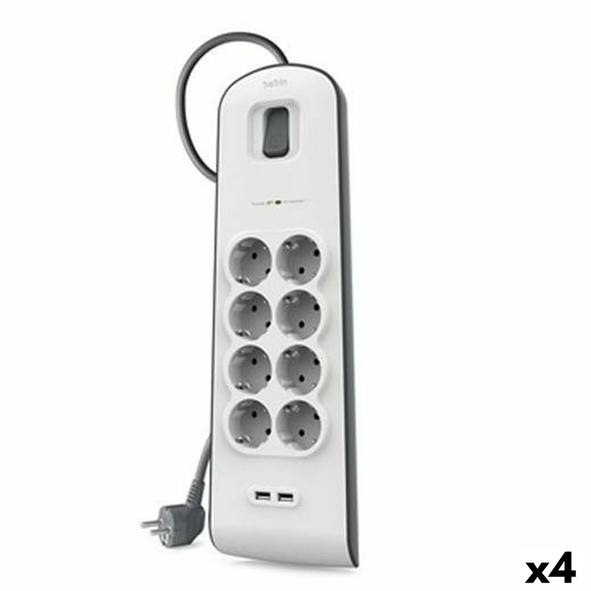 Power Socket 8 Sockets with Switch Belkin
