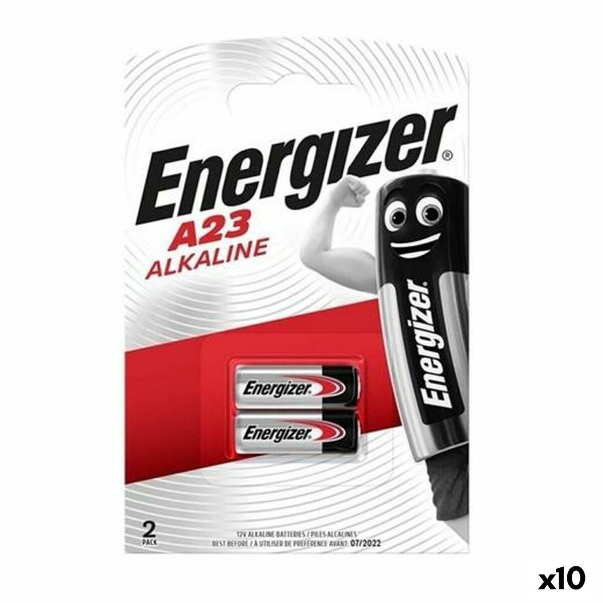 Batteries Energizer 12 V LR23A 2 Pieces (10 Units) Batteries Energizer 12 V LR23A 2 Pieces (10 Units)