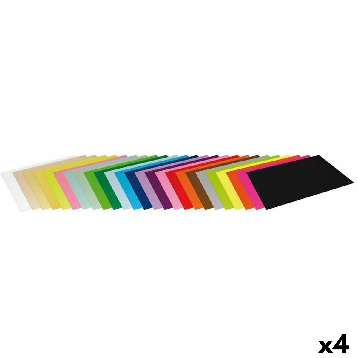 Cards Fabrisa Multicolour Clear 50 Pieces (4 Units) Cards Fabrisa Multicolour Clear 50 Pieces (4 Units)