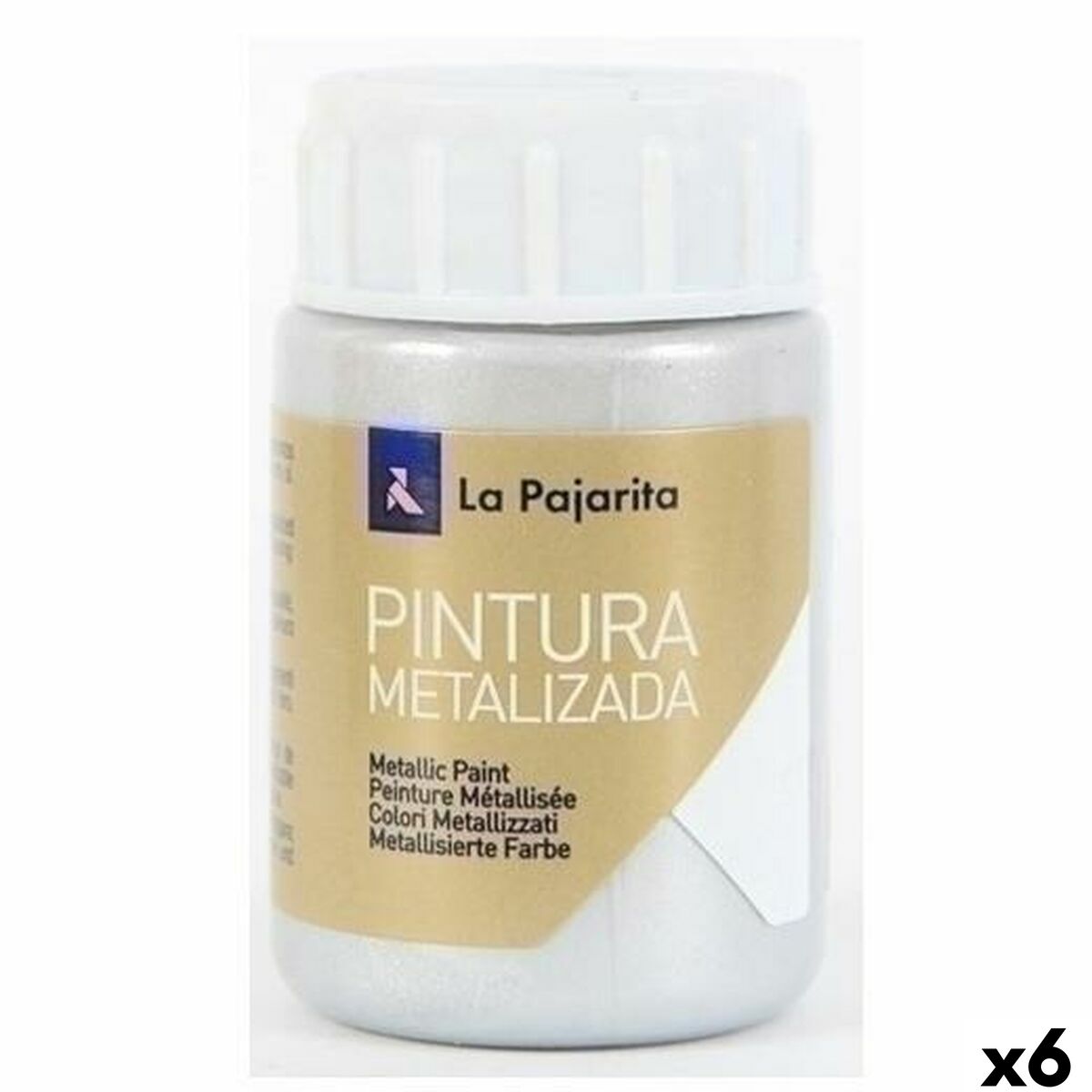Paint La Pajarita Silver 35 ml (6 Units)