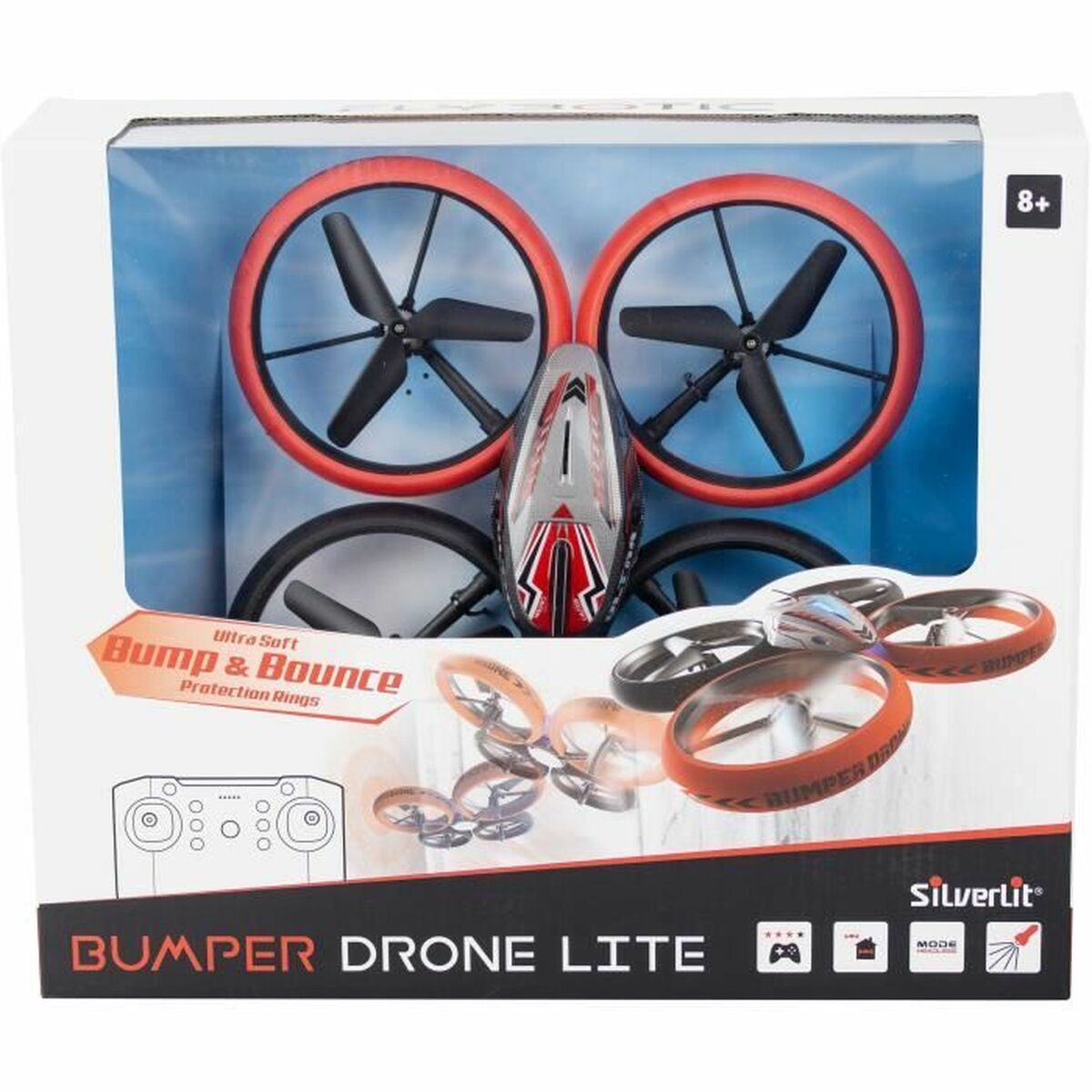 Remote control drone Flybotic Bumper 17 cm Remote control drone Flybotic Bumper 17 cm