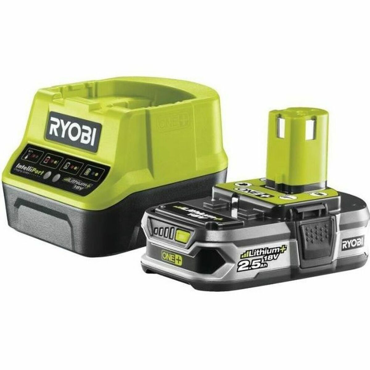 Charger and rechargeable battery set Ryobi 5133003359 18 V Charger and rechargeable battery set Ryobi 5133003359 18 V