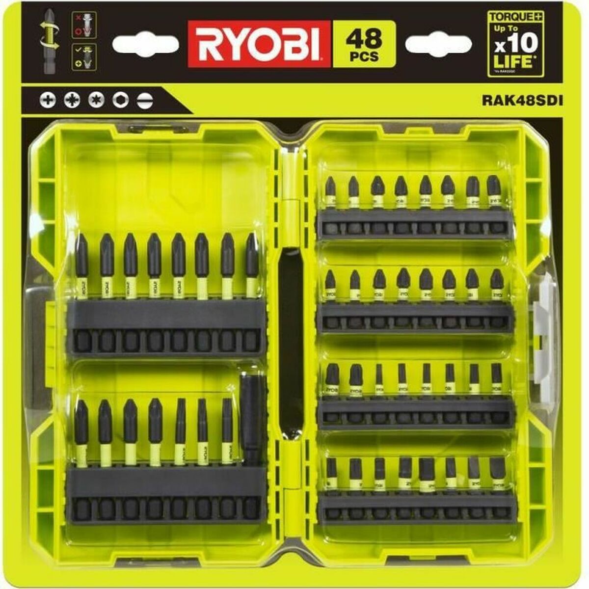 Bit set Ryobi RAK48SDI Bit set Ryobi RAK48SDI