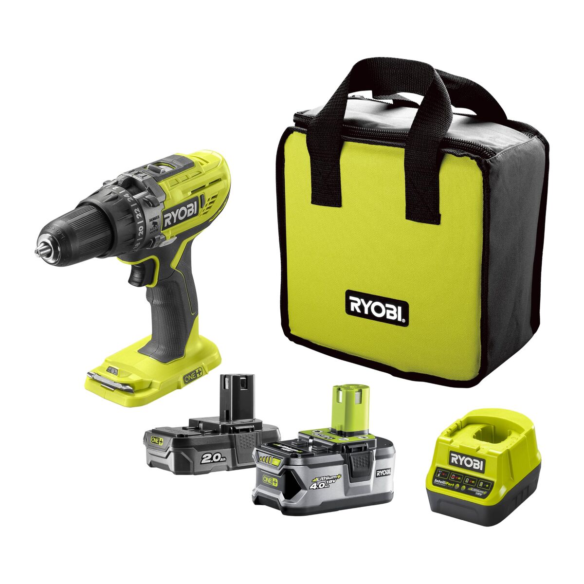 Driver Drill Ryobi ONE+ R18PD3-242S 18 V