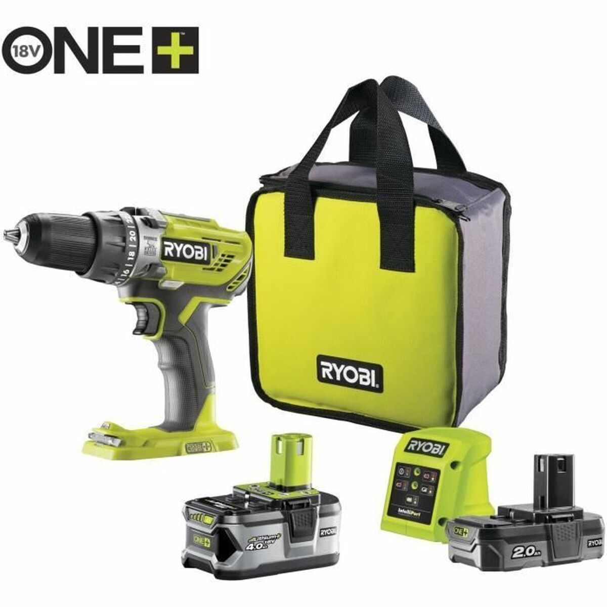 Driver Drill Ryobi ONE+ R18PD3-242S 18 V