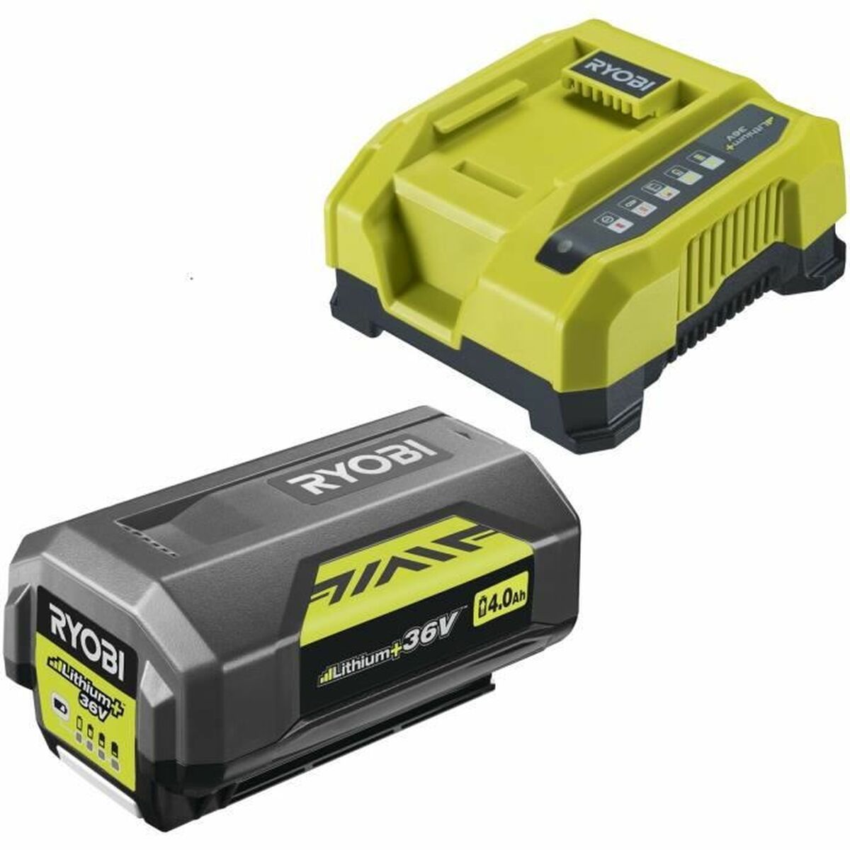 Charger and rechargeable battery set Ryobi Max Power 36 V 4 Ah Charger and rechargeable battery set Ryobi Max Power 36 V 4 Ah