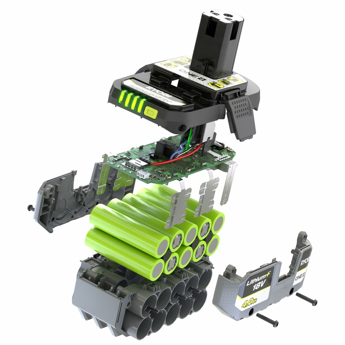 Rechargeable lithium battery Ryobi 5133005053 18 V