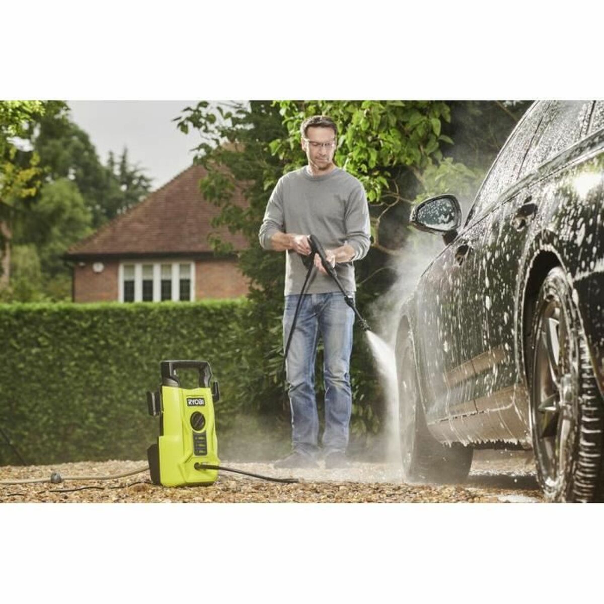 Jet Wash Ryobi Ry100pwa Lance Vario 1400 W 100 bar 360 l/h